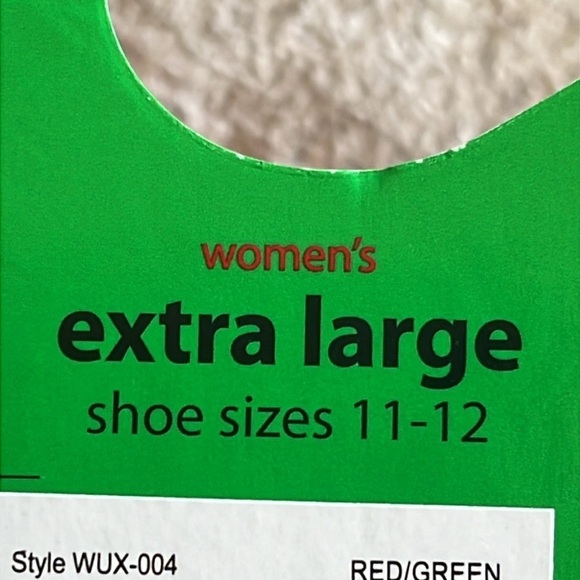 Brand New Ugly Christmas Snoozies Cozy Red Green Slippers Funny Snowman Non-Skid - Picture 8 of 12